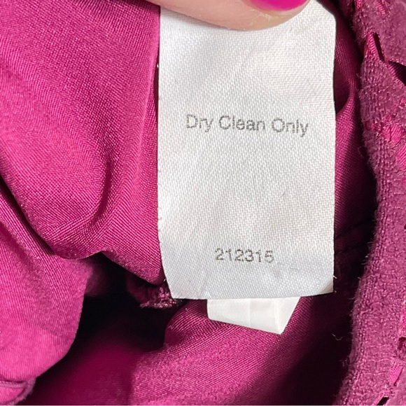 CAbi Frolic lace plum berry blazer jacket style #128 size 8 - Picture 5 of 10